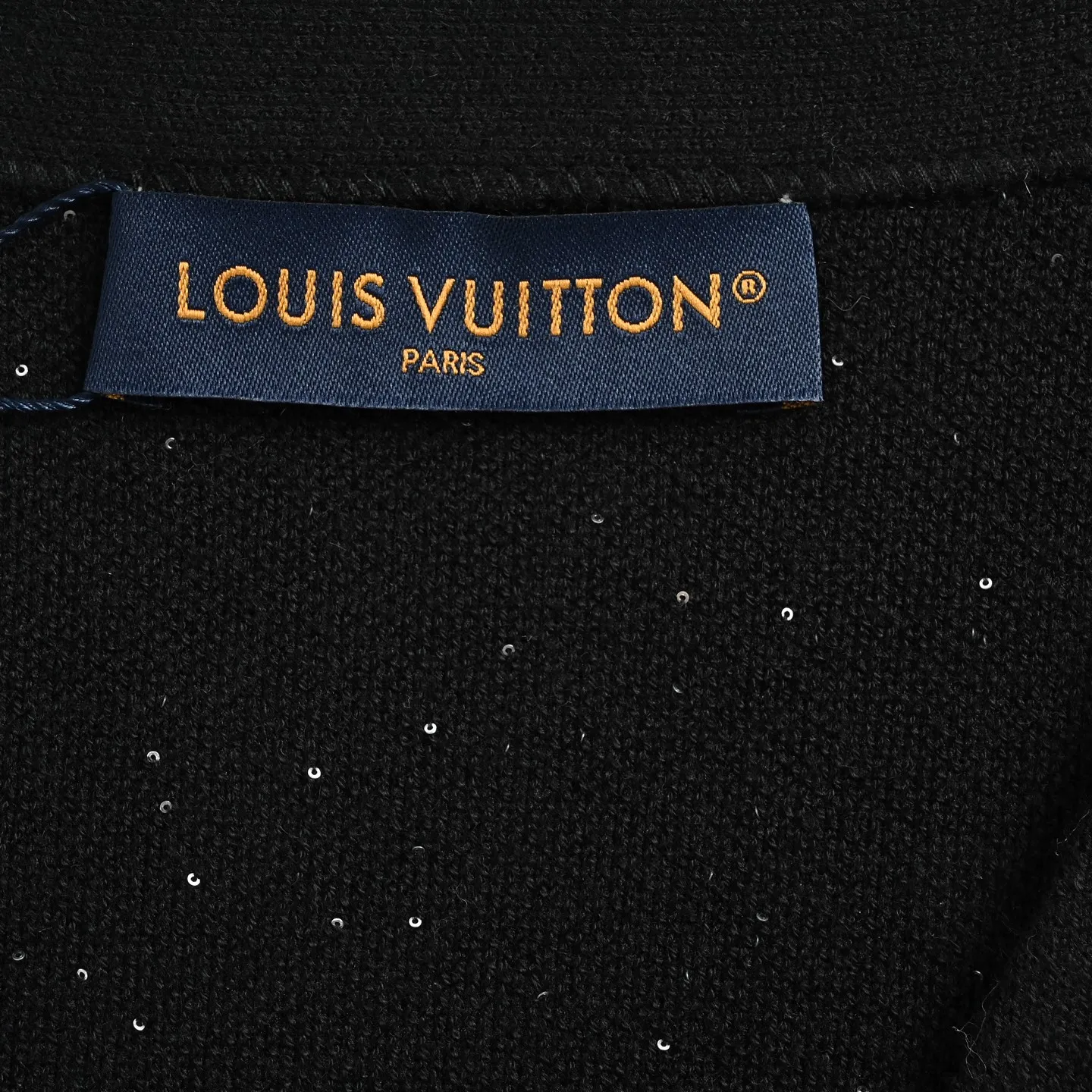 Louis Vuitton/Louis Vuitton starry V-neck sequined knitted cardigan